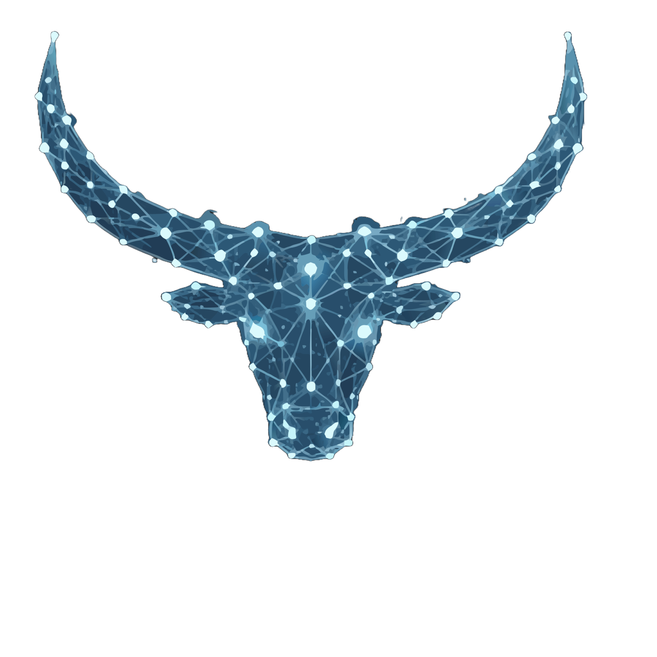 Embolden Systems LLC official logo: Geometric constellation bull head positioned above the text "EMBOLDEN SYSTEMS LLC" in Michroma, a futuristic geometric sans-serif typeface.